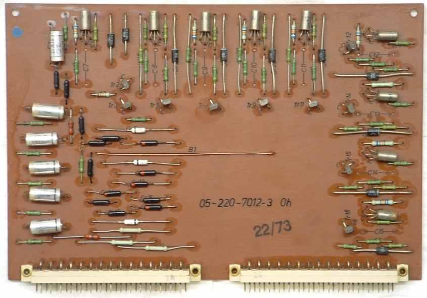 Board 12, Cathode drivers and number keys encoding