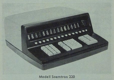 Early model Soemtron ETR220 with individual decimal point selection switches, ©2009 Serge Devidts, click image for a larger version