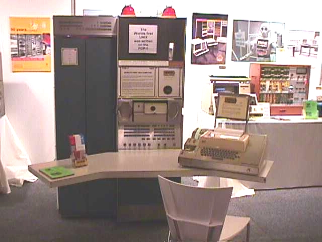 PDP-7 S#47 features in history display around 2005 - ©2009 Max Burnet, click for larger image